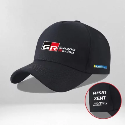 소프트 탑 프린트 자동차 야구 모자 자동 로고 태양 모자 GR Gazoo Racing Aygo Corolla Yaris GT86 Prius RAV CHR Camry Auris Avensis