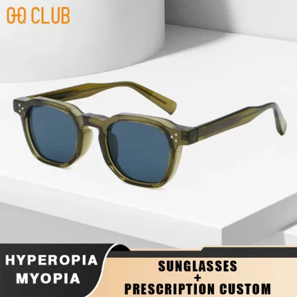 O-Q CLUB 레트로 펑크 편광 렌즈 남자 남자 선글라스 스퀘어 트렌드 안경 여성 Sonzya Sunglass Woman의 인기 안구